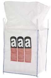 Big Bag 90x90x110 cm für asbesthaltige Abfälle mit Einfüllschürz