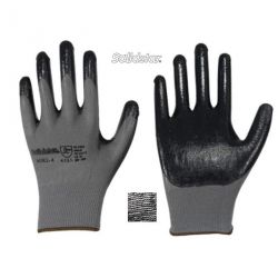 Nylon-Feinstrick-Handschuh mit Nitril-Beschichtung