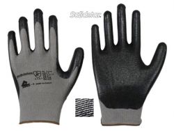 Nylon-Feinstrick-Handschuh mit Nitril-Schaum-Beschichtung