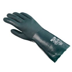Chemikalienschutz-Handschuh PVC / texxor / 35cm Länge / grün
