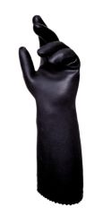 Handschuhe ULTRANEO 341, Neopren/Latex, Zacken, glatt, 38cm - schwarz