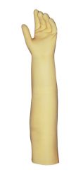 Handschuhe ADVANTECH 522, Latex/Neopren/Nitril, Gerade Stulpe, Profil, 61cm - Natur